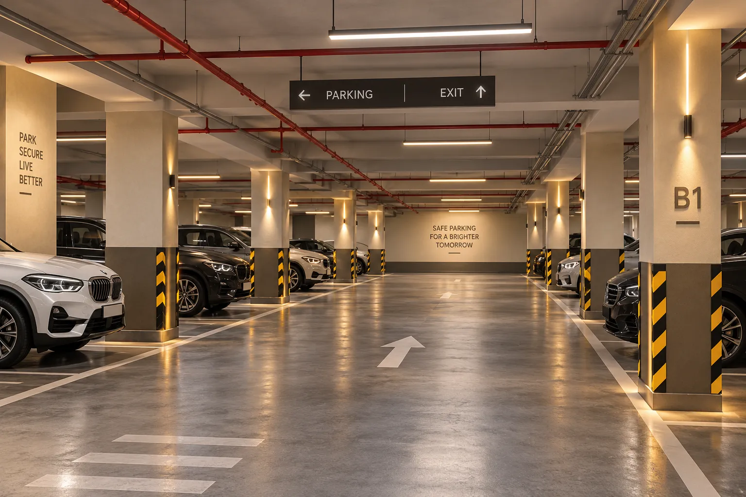 Basement parking