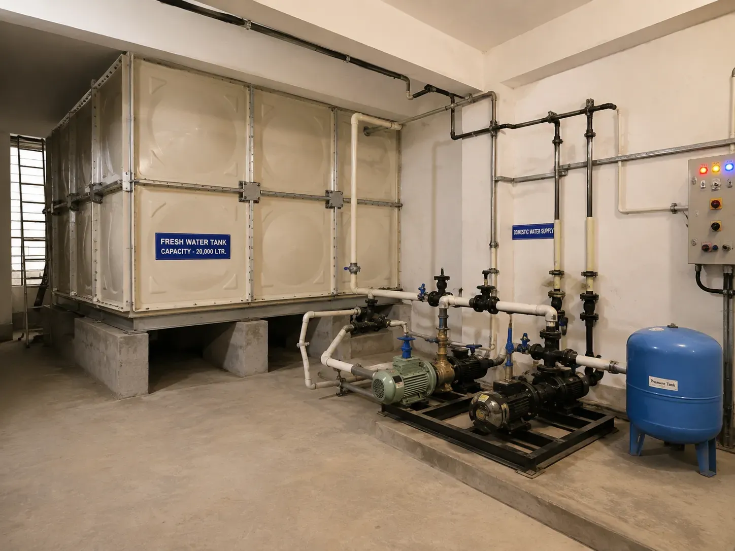 24 hours water supply