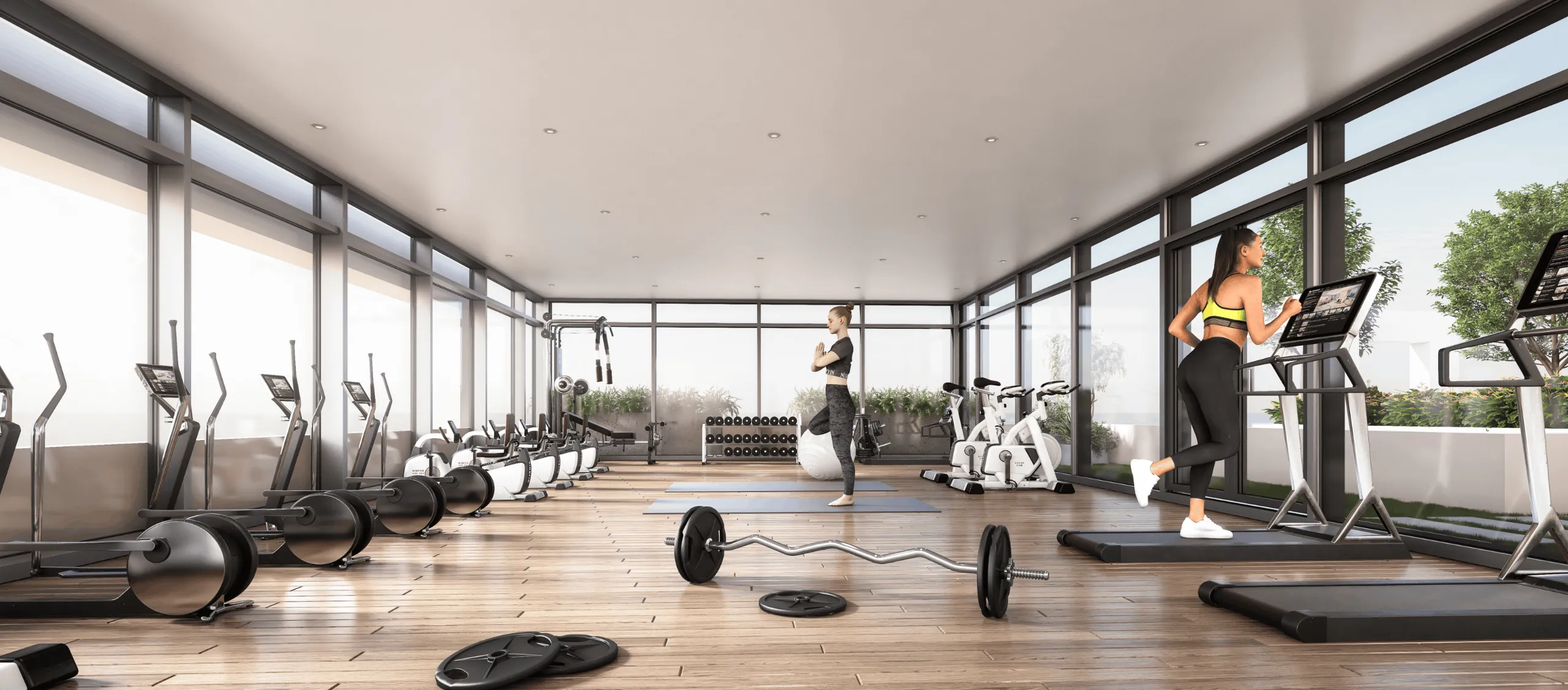 Fully-Equipped Gym