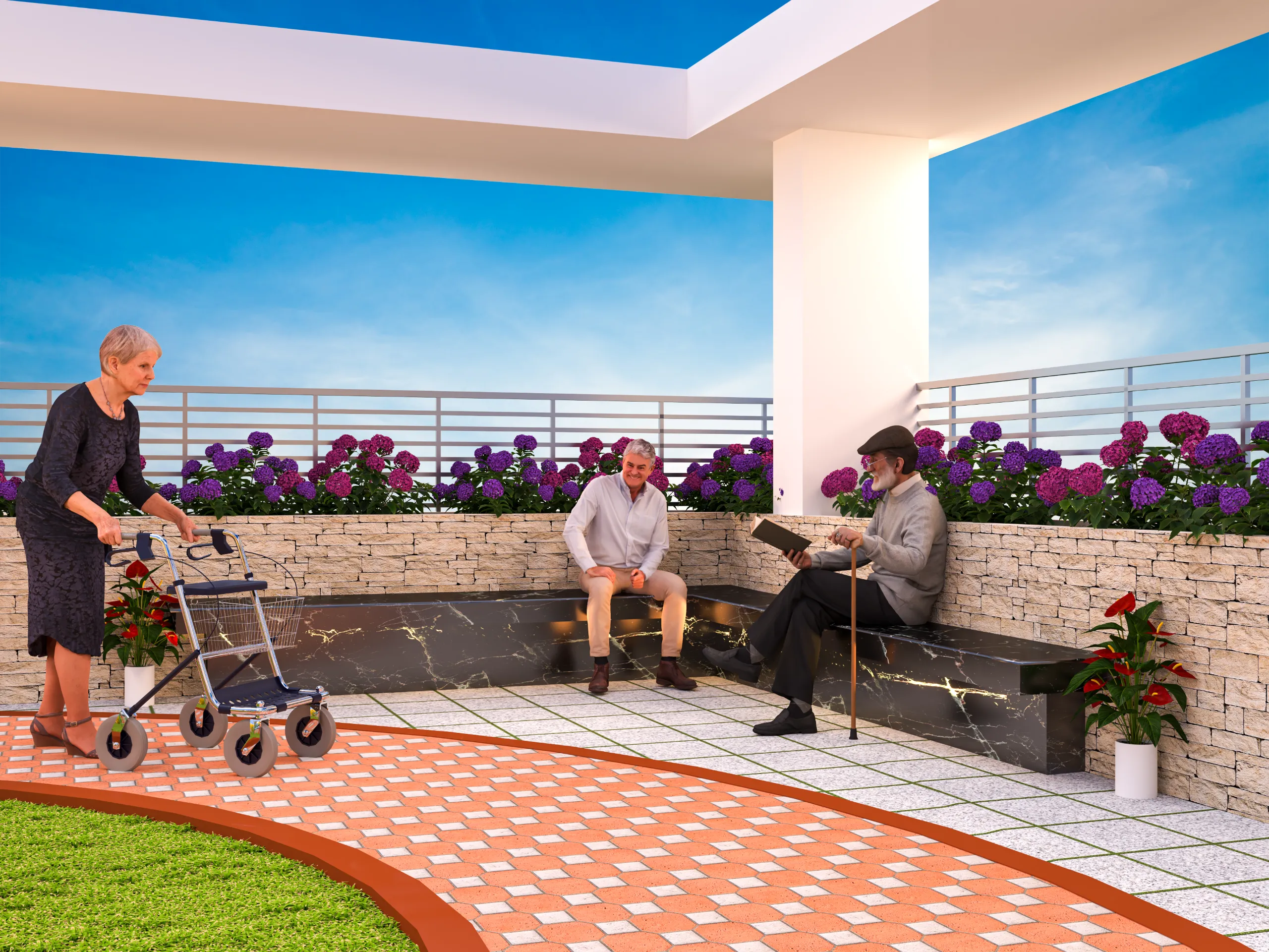 Senior Citizens Sitting Area