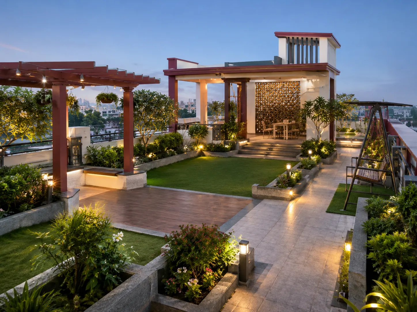 Rooftop park