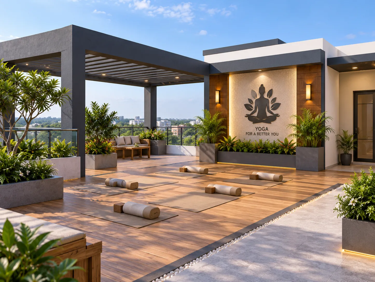 Rooftop Yoga Corner